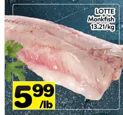 Supermarché PA LOTTE Monkfish offer