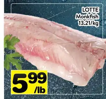 Supermarché PA LOTTE Monkfish offer