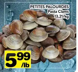 Supermarché PA PETITES PALOURDES | Pasta Clams offer