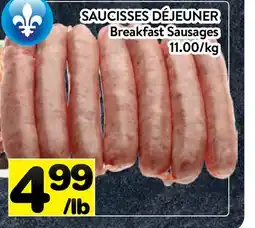 Supermarché PA SAUCISSES DÉJEUNER | Breakfast Sausages offer