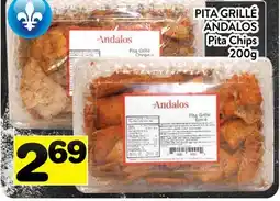 Supermarché PA PITA GRILLÉ ANDALOS | Pita Chips offer