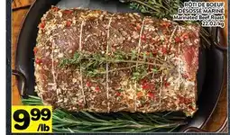 Supermarché PA RÔTI DE BOEUF DÉSOSSÉ MARINÉ | Marinated Beef Roast offer