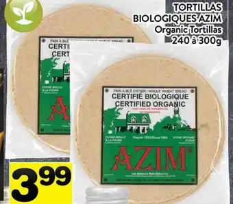 Supermarché PA TORTILLAS BIOLOGIQUES AZIM | Organic Tortillas offer