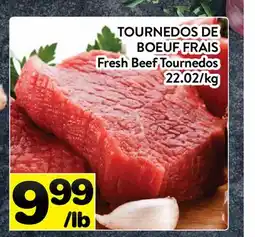 Supermarché PA TOURNEDOS DE BOEUF FRAIS | Fresh Beef Tournedos offer