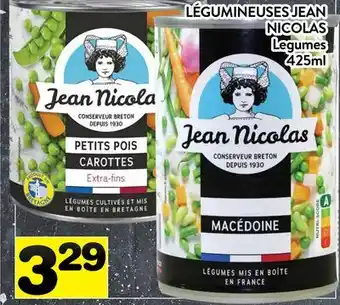 Supermarché PA LÉGUMINEUSES JEAN NICOLAS | Legumes offer