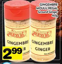 Supermarché PA GINGEMBRE MOULU REGAL | Ground Ginger offer