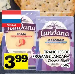 Supermarché PA TRANCHES DE FROMAGE LANDANA | Cheese Slices offer