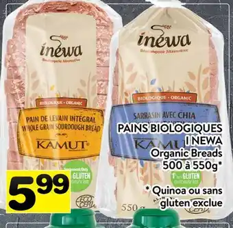 Supermarché PA PAINS BIOLOGIQUES I NEWA | Organic Breads offer