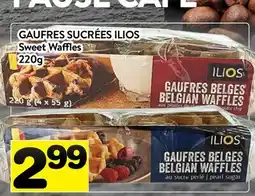 Supermarché PA GAUFRES SUCRÉES ILIOS | Sweet Waffles offer