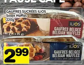 Supermarché PA GAUFRES SUCRÉES ILIOS | Sweet Waffles offer