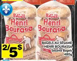 Supermarché PA BAGELS AU SÉSAME HENRI BOURASSA | Sesame Bagels offer