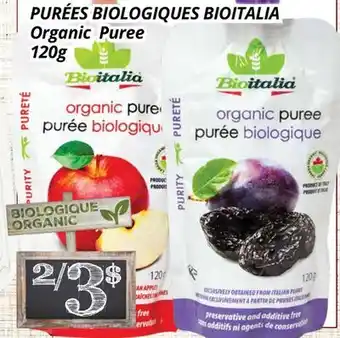 Supermarché PA PURÉES BIOLOGIQUES BIOITALIA | Organic Puree offer