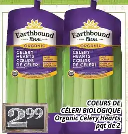 Supermarché PA COEURS DE CÉLERI BIOLOGIQUE | Organic Celery Hearts offer