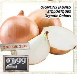 Supermarché PA OIGNONS JAUNES BIOLOGIQUES | Organic Onions offer