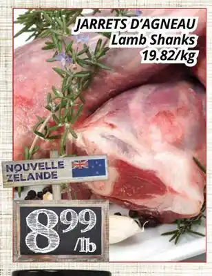 Supermarché PA JARRETS D'AGNEAU | Lamb Shanks offer