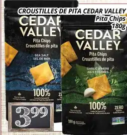 Supermarché PA CROUSTILLES DE PITA CEDAR VALLEY | Pita Chips offer