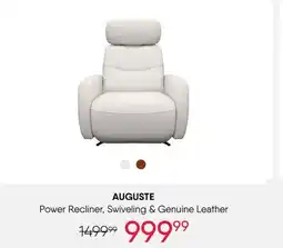 Meubles RD AUGUSTE Power Recliner offer