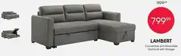 Meubles RD Convertible and Reversible Sectional with Storage offer