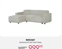 Meubles RD Sectional with Left-Side Chaise offer