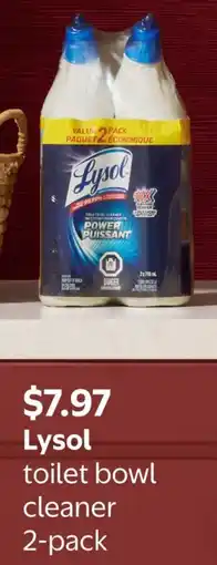 Walmart Lysol toilet bowl cleaner offer