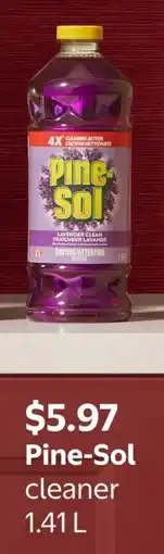 Walmart Pine-Sol Cleaner offer