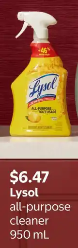 Walmart Lysol all-purpose cleaner offer