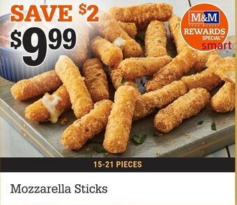 M & M Food Market Mozzarella sticks offer