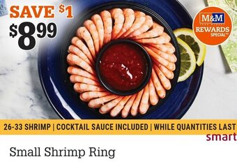 M & M Food Market Small shrimp ring offer