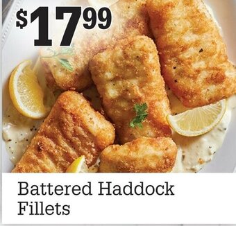 M & M Food Market Battered haddock fillets offer