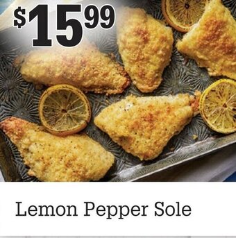 M & M Food Market Lemon pepper sole offer
