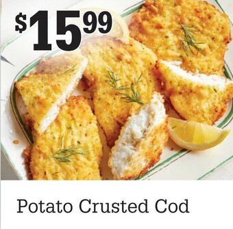 M & M Food Market Potato crusted cod offer