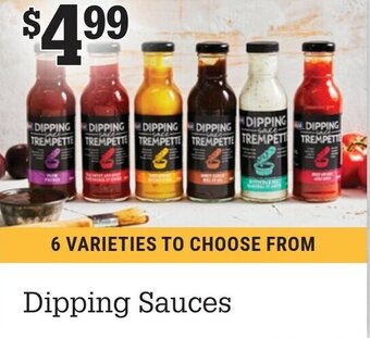 M & M Food Market Dipping sauces offer