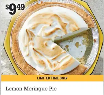 M & M Food Market Lemon meringue pie offer