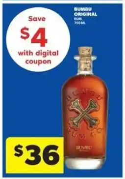 Real Canadian Liquorstore Bumbu Original Rum offer