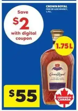 Real Canadian Liquorstore Crown Royal Fine De Luxe Whisky offer