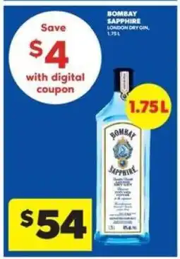 Real Canadian Liquorstore Bombay Sapphire London Dry Gin offer
