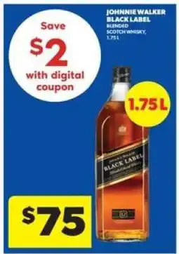Real Canadian Liquorstore Johnnie Walker Black Label offer