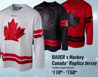 Hockey Life BAUER X HOCKEY CANADA REPLICA JERSEY offer