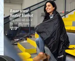 Hockey Life BAUER ORORO HEATED BLANKET offer