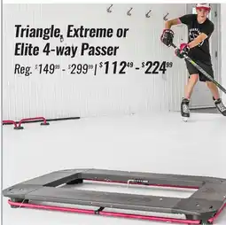 Hockey Life TRIANGLE, EXTREME OR ELITE 4-WAY PASSER offer
