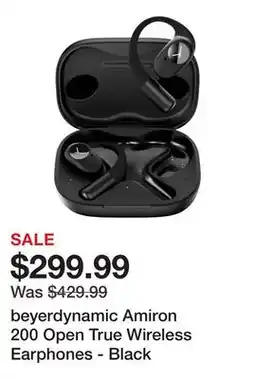 Newegg beyerdynamic Amiron 200 Open True Wireless Earphones - Black offer