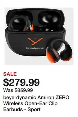 Newegg beyerdynamic Amiron ZERO Wireless Open-Ear Clip Earbuds - Sport offer