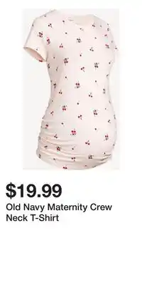 Old Navy Old Navy Maternity Crew Neck T-Shirt offer