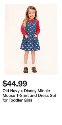 Old Navy Old Navy x Disney Minnie Mouse T-Shirt and Dress Set for Toddler Girls offer