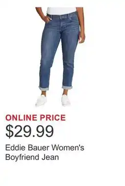 Costco Eddie Bauer Women's Boyfriend Jean offer