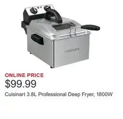 Costco Cuisinart 3.8L Professional Deep Fryer, 1800W offer