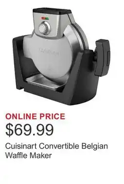 Costco Cuisinart Convertible Belgian Waffle Maker offer