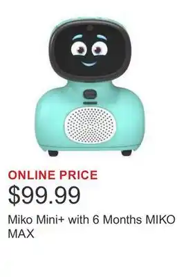 Costco Miko Mini+ with 6 Months MIKO MAX offer