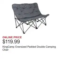 Costco KingCamp Oversized Padded Double Camping Chair offer