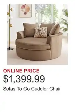 Costco Sofas To Go Cuddler Chair offer